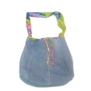 Handmade One Of A Kind Reversible Hobo Bag